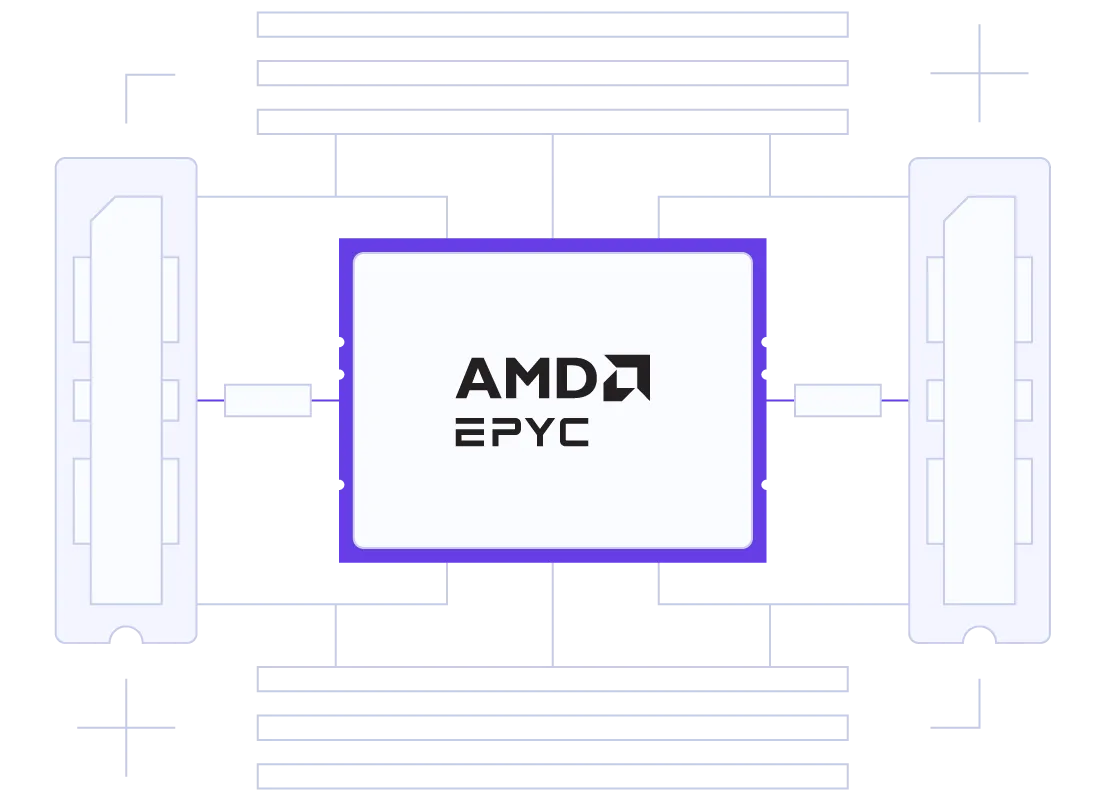Almacenamiento SSD NVMe y procesadores AMD EPYC
