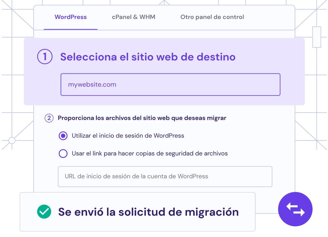 Migración de sitios web WordPress gratuita