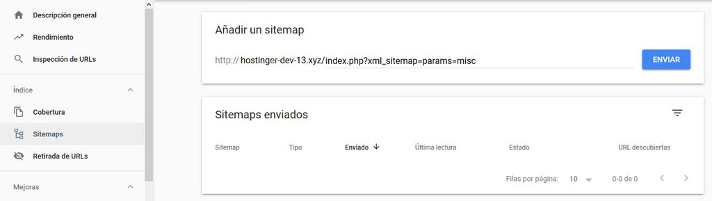 Enviar un Sitemap XML a Google