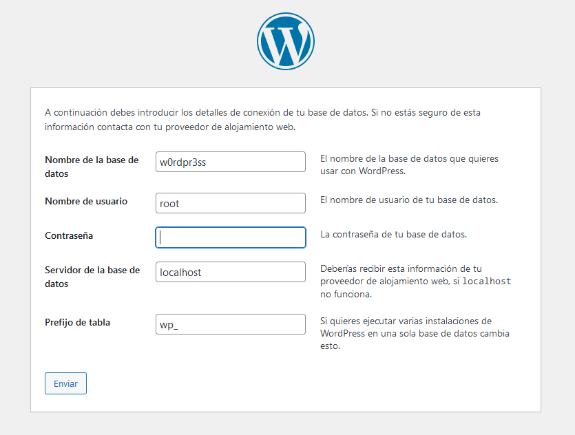 Instalar WordPress en Windows