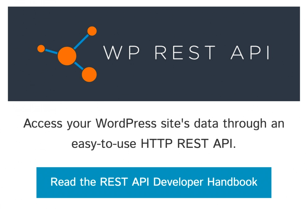 Página de inicio del proyecto WP REST API