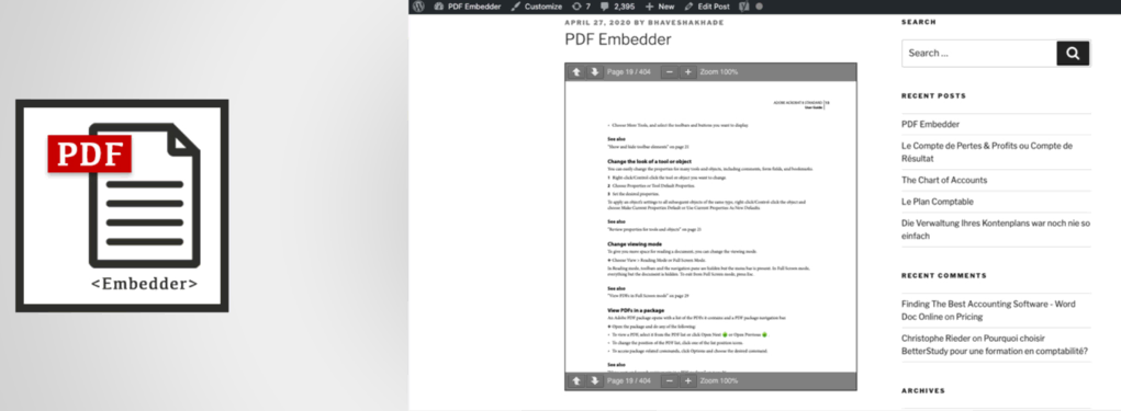 Plugin PDF Embedder