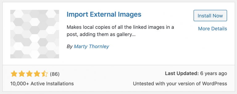 import external images