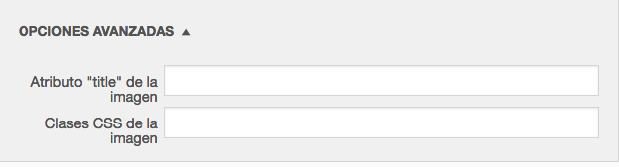Atributo de título de imagen en WordPress