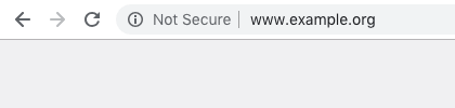Advertencia no es seguro en Google Chrome debido a la falta de SSL