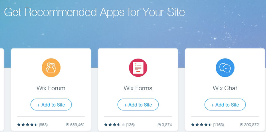 Agregando aplicaciones Wix a tu sitio.