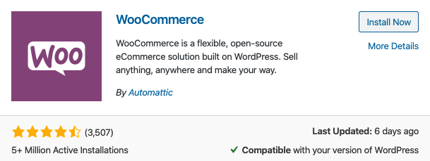 Plugin de WooCommerce para WordPress