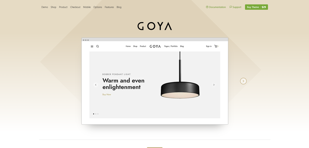 Plantilla Goya para WordPress