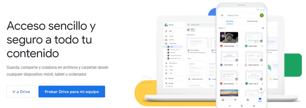 Herramienta de colaboración en línea de Google Drive