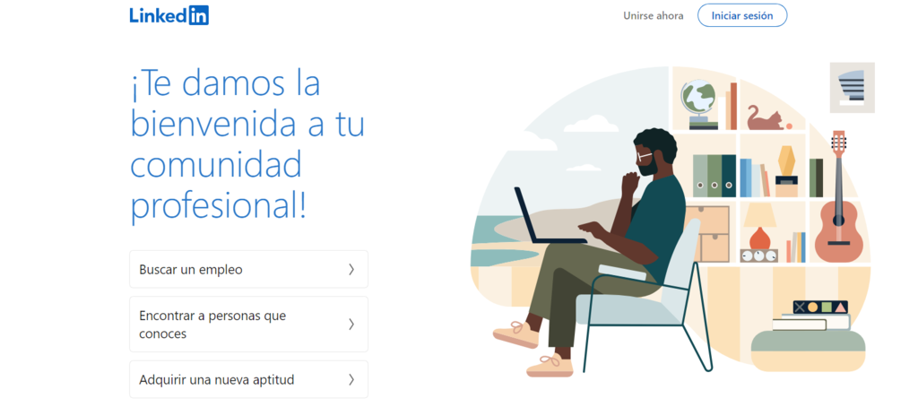Página de Inicio de LinkedIn