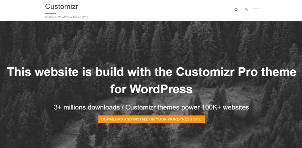 Plantilla de WordPress Customizr