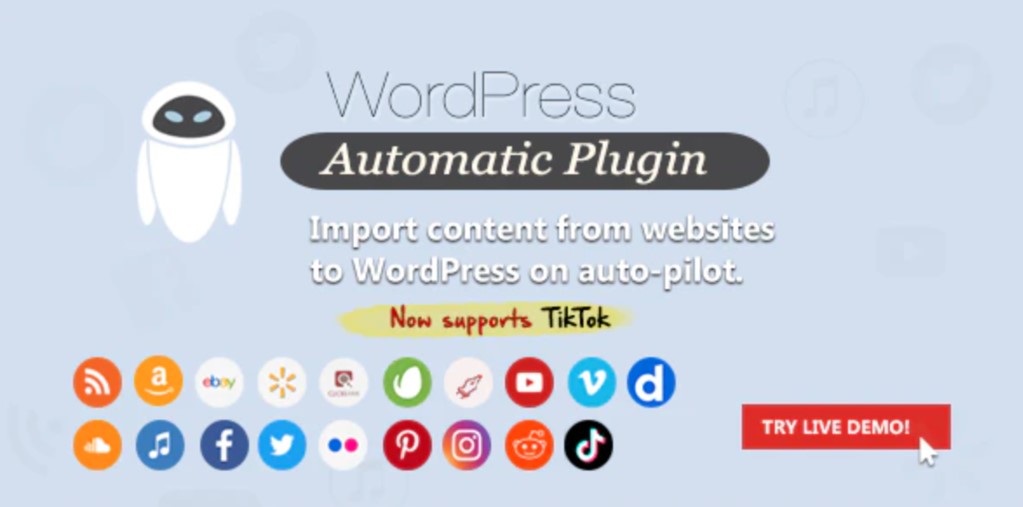 Imagen de la página de descarga del plugin WordPress Automatic Plugin