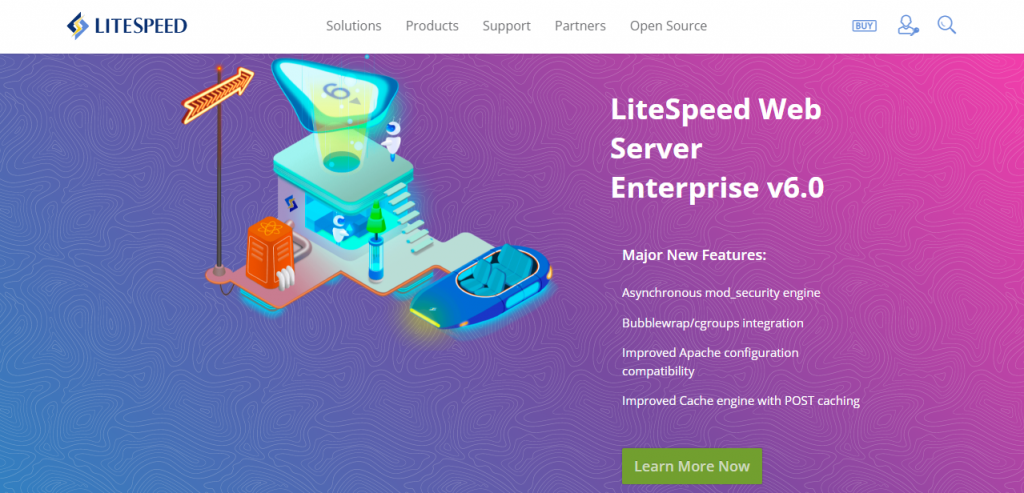Sitio web de LiteSpeed