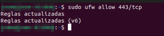 Habilitar el puerto 443 con iptables en Ubuntu