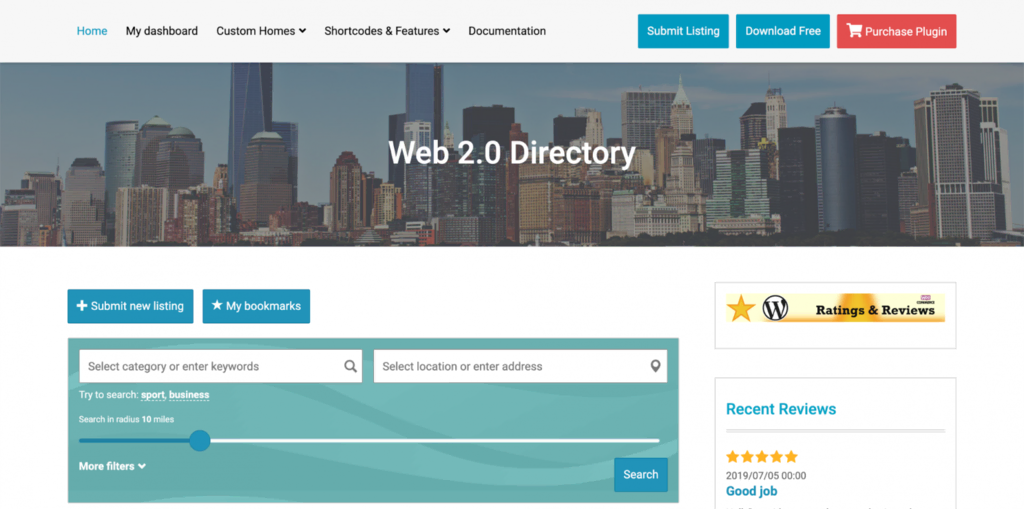 Plguin Web 2.0 Directory