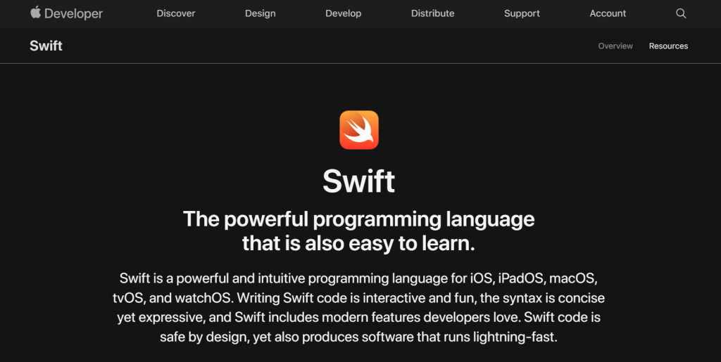 Lenguaje de programación Swift