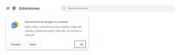 Desactivar las extensiones de Google Chrome