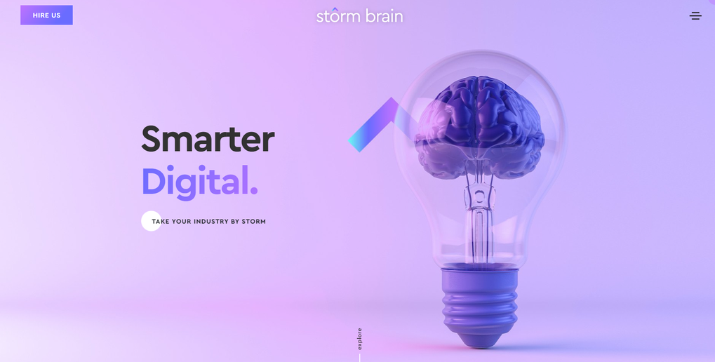 Sitio web de Storm Brain