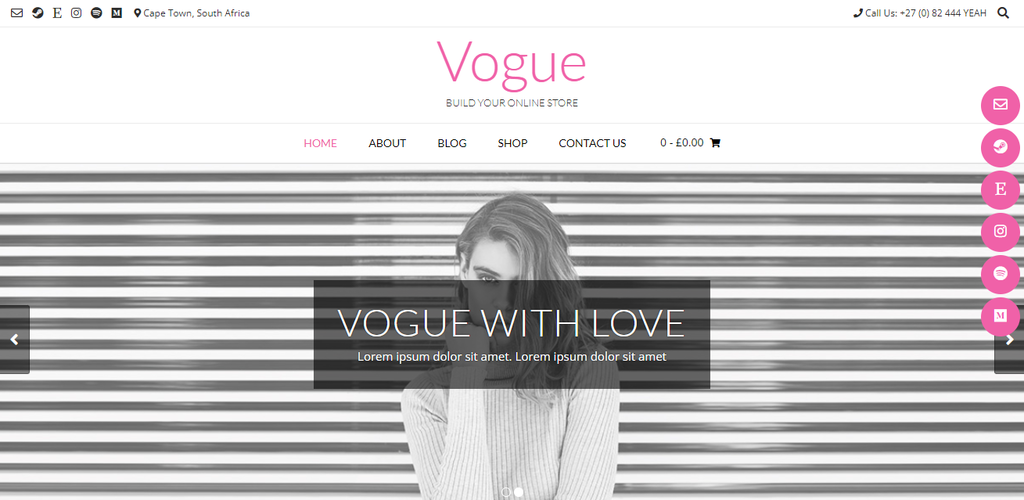 Tema de WordPress Vogue