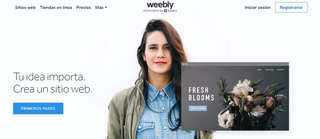Página web de Weebly