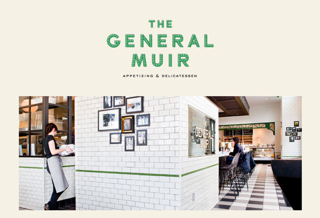 Página web The General Muir