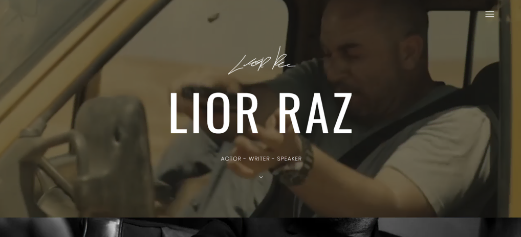 Sitio web de Lior Raz