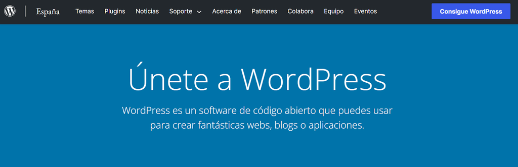 Interfaz de WordPress