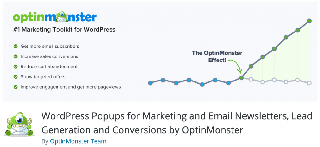 Plugin OptinMonster de WordPress 