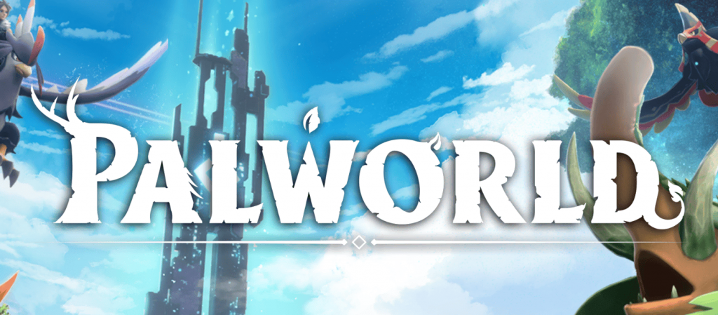 Banner del sitio web de Palworld