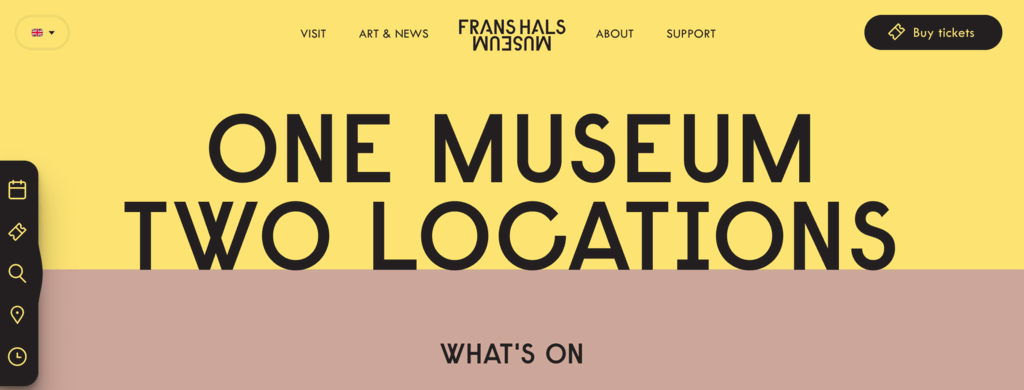 Ejemplo de tienda online Frans Hals Museum