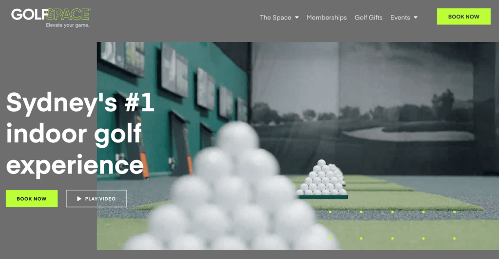 Página web de GolfSpace