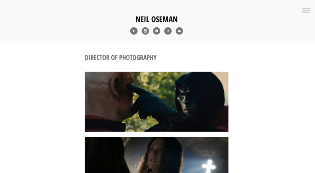 Página web personal de Neil Oseman