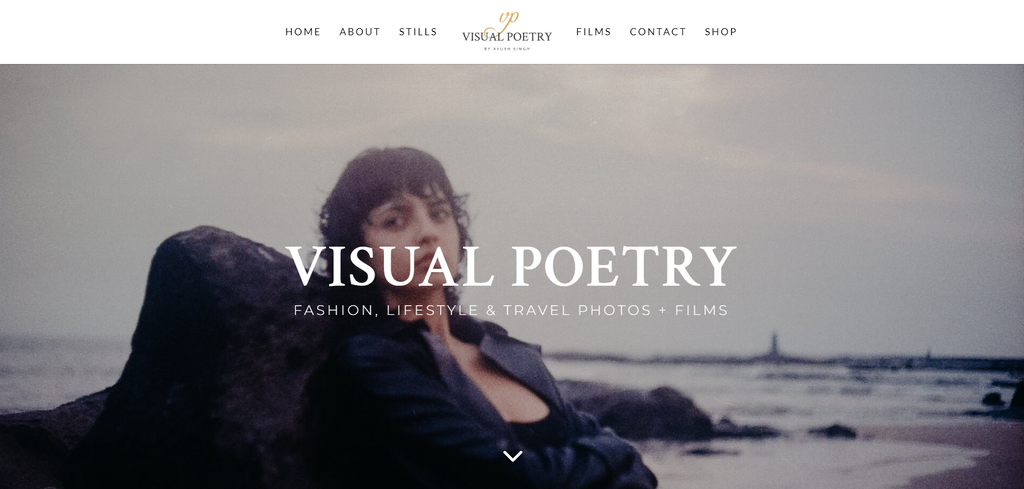 Sitio web de Visual Poetry