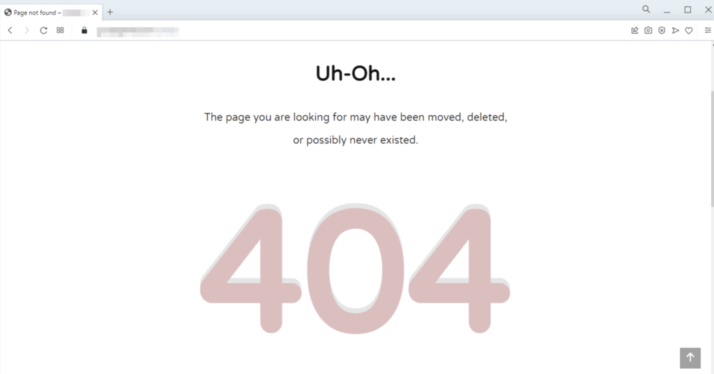 Error 404 en Opera
