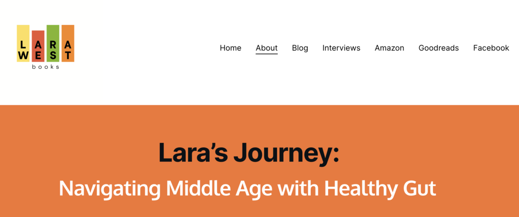 Sitio web de Lara West